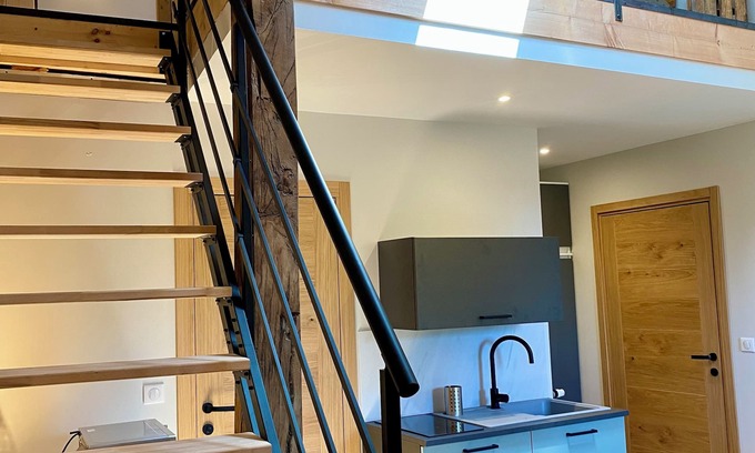 Verjon Bed & Breakfast | Cozy studio in a barn full of character