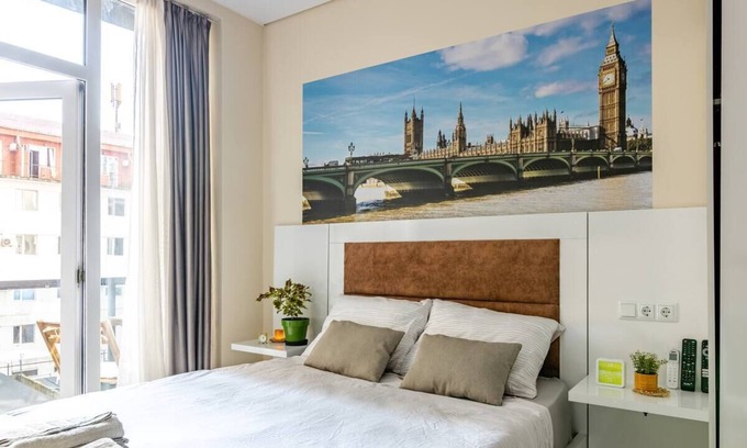 Batumi Apartment | Cozy studio near the sea with AC, WiFi and big 50" TV in Guru Residence Batumi