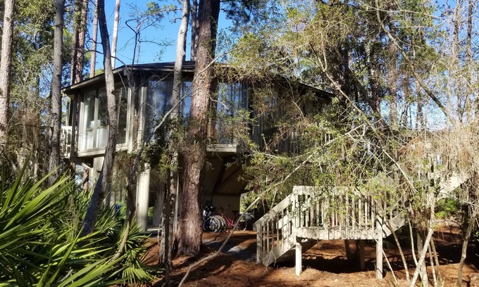Sea Pines House | Cozy Treehouse Close to Harbour Town and HHI Beaches