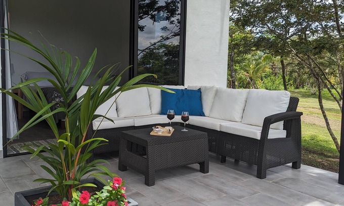 Lagartero Villa | Cozy Villa with private pool, 5 min walk to a secluded beach, family friendly