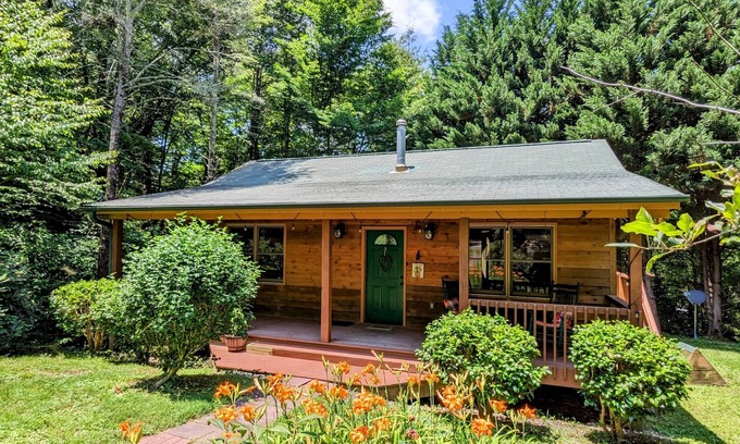 Black Mountain Cabin | Creek-side cottage in secluded mountain setting, centrally located, easy access.