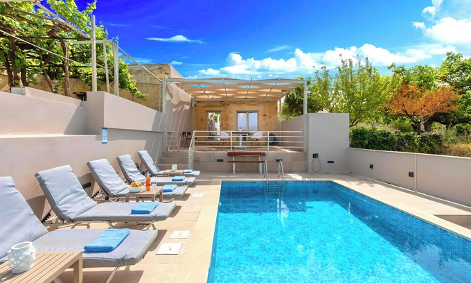 Dramia Villa | Cretan Breeze Villa | Heated Pool