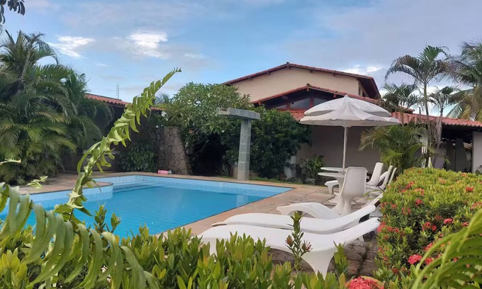 Colonia de Pescadores House | Cumbuco - Beach house with pool and deck Ceará