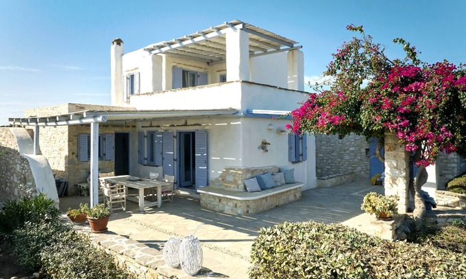 Santa Maria Villa | Cycladic Villa, Blue Stories.