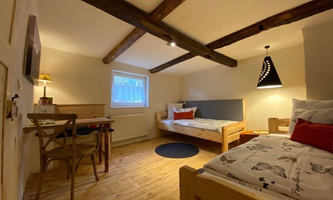 Gewissenruh Bed & Breakfast | Cycling double room Gipfel-Glück - Landhaus Wahmbeck