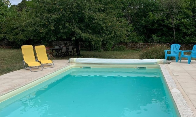 La Tour-Blanche-Cercles House | Détente en Dordogne . Maison de Charme Rénovée Avec Piscine