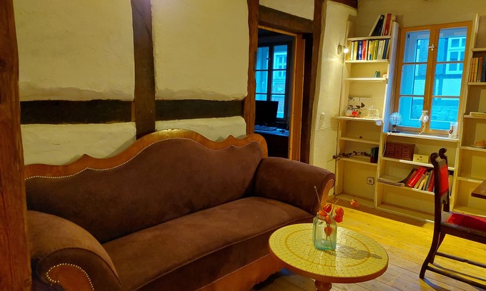 Helbedundorf Apartment | Vacation apartment in a half-timbered house