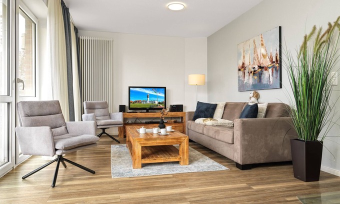 Insel Poel Apartment | Apt. HERZMUSCHEL - dream apartment with harbor views!