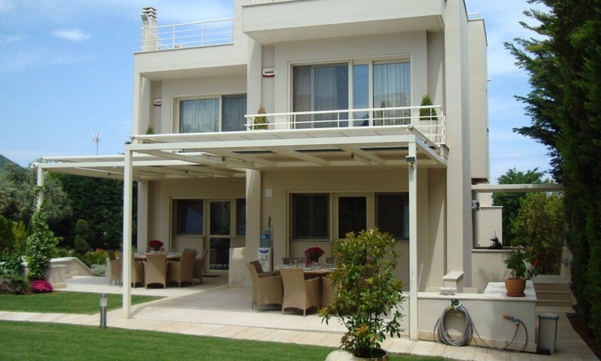 Chalcis Villa | Deluxe Chalkida Villa | Coral Villa | 210 m² | 3 Levels 4 Bedrooms | Ocean.