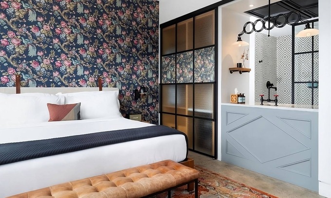 South Main Historic District Apartment | Deluxe Studio Room at ARRIVE Memphis, Pet-Friendly Property Parking Onsite