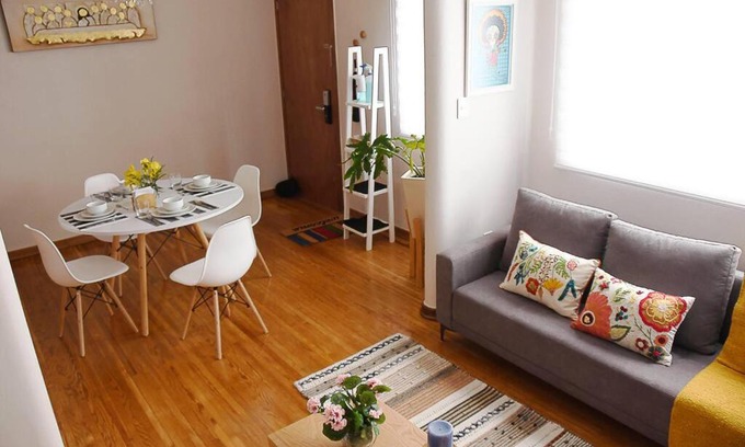 Benito Juarez Apartment | Depto. CDMX, Narvarte, amueblado para 4 pax.