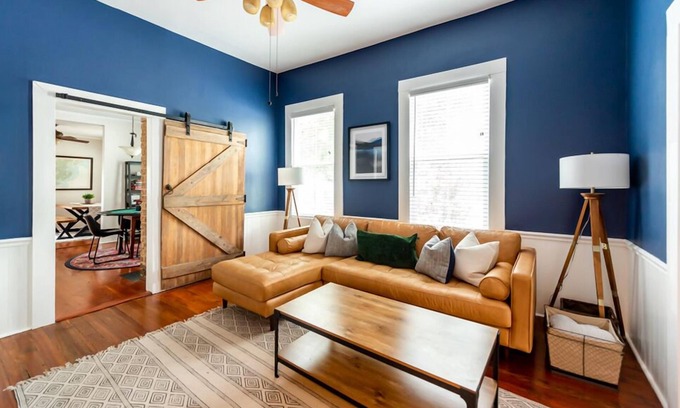 Savannah Victorian District Apartment | Designer Victorian Apartment Close to Forsyth, Nightlife by Lucky Savannah