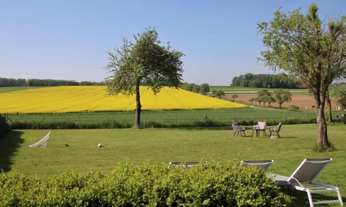 Blaufelden House | Detached country house Paco with 2100sqm fenced plot, fireplace, sauna and visit the alpaca farm in the neighborhood