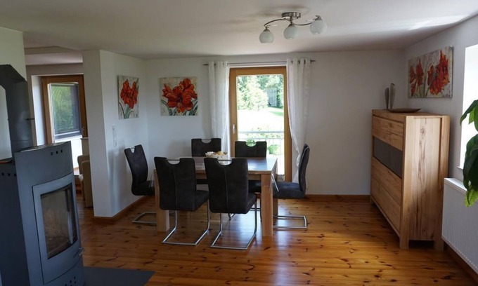 Poppenhausen Apartment | Die Große, Dusche, WC, 2 Schlafräume - Ferienwohnung Öttersbach