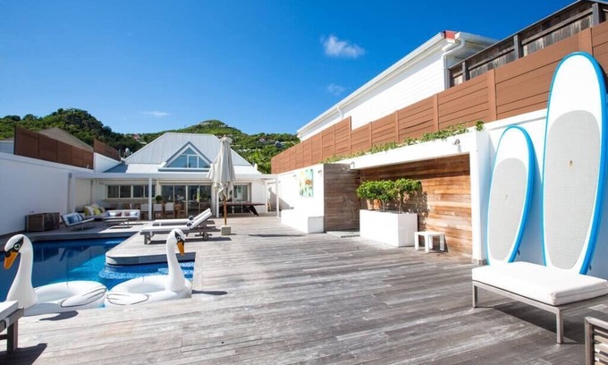 Anse des Flamands House | Direct Beach Access & Pool at Villa GANESHA!