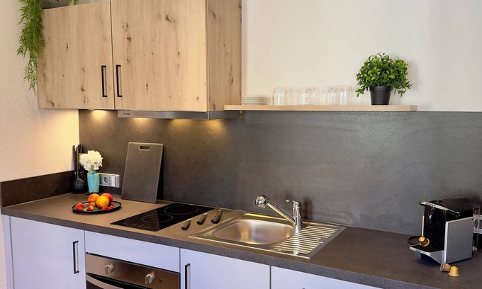 Frickenfelden Apartment | Directly in the town center of Gunzenhausen. Modern apartment with top equipment.