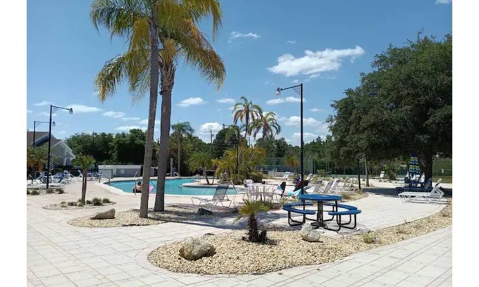 Highlands Reserve Condo | Disney 1 bedroom home kitchen living room