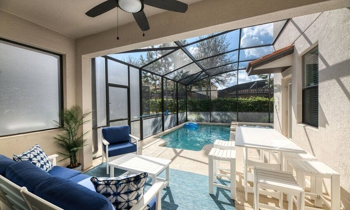 Loughman House | Disney Area – Heated Pool/Spa, Outdoor TV, Walk to Resort Amenities