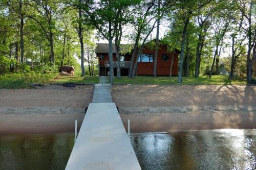 Walker House | Dog Friendly Leech Lake Home w Perfect Beach Garage Boat Lift