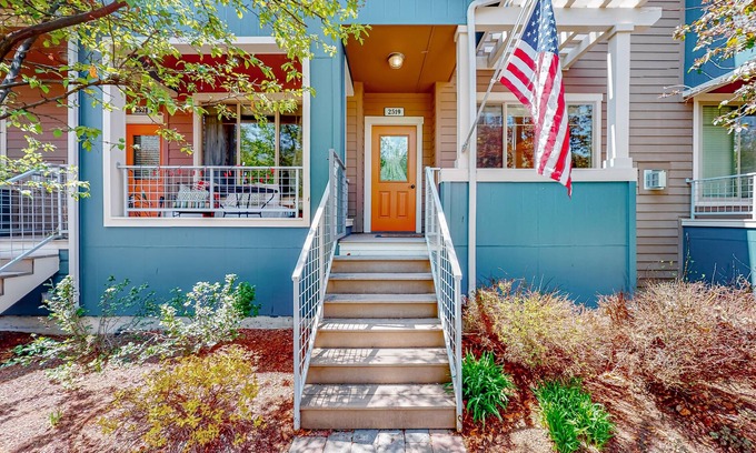 Hailey House | Dog-friendly townhome near year-round recreation with pool, hot tub, balcony, AC