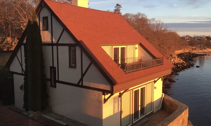 Gloucester Apartment | Dog-Friendly, Waterfront Home with Washer and dryer & Two Decks