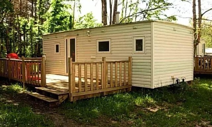 Prayssas House | Domaine du Lac de Neguenou * - Mobil-home ECO - 2 bedrooms - 34m2 terrace including 4 people