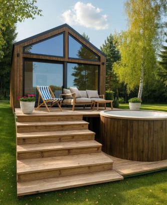 gmina Lubiewo Resort | Domki modułowe przy plaży