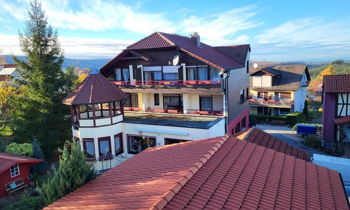 Rotensol Apartment | Doppelzimmer Landhotel Schönblick Loggia und Balkon 04