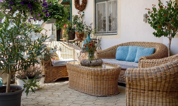 Morbisch am See Cottage | Doppelzimmer mit Balkon Seeseite - Pension Laubenhof