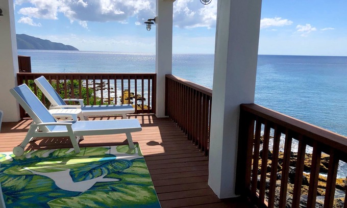 Estate La Vallee House | Dramatic Oceanfront House with Pool-Cane Bay Sanctuary