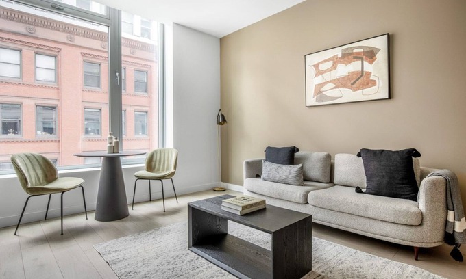 Chinatown Apartment | Dreamy Financial District 1BR w/W/D & Gym, nr Greenway, by Blueground