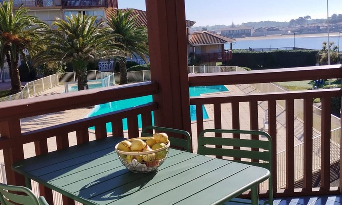 Vieux-Boucau-les-Bains Apartment | Duplex Apartment T2 with Pool in Vieux-Boucau, Near the Beach