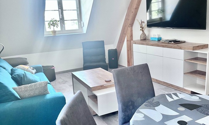 Haguenau Apartment | Duplex hyper center calme parking Confort 5* sans vis à vis