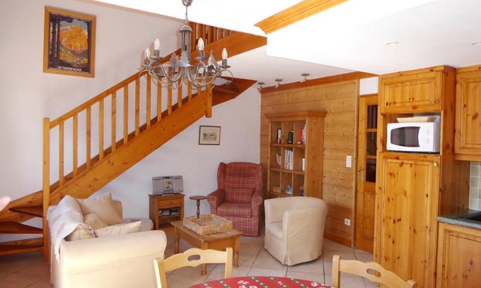 Pralognan-la-Vanoise Apartment | Duplex Mezzanine 6 Pers. avec Grand Balcon et Garage à 400m des Commerces et Téléphérique - FR-1-464-36