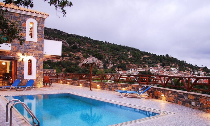 Prina Villa | East of Crete, in a quiet area with BBQ, Pool, only 10 min drive from the Beach!
