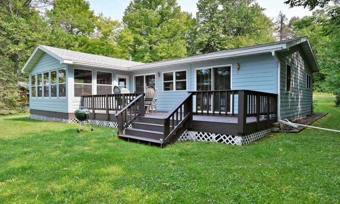 Cable Cabin | Ebert's Hideaway with Great Access to Dock and Stunning Views of Lake Namakagon