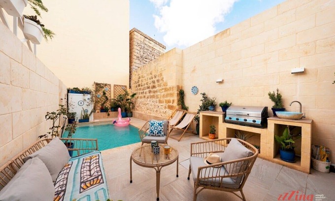 Nadur Condo | Eco-Friendly Townhouse with Private Pool