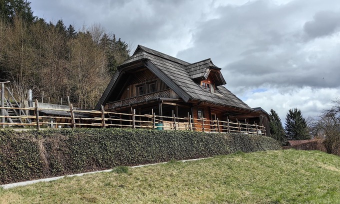Mozirje House | Eco House Mozirje with nature views & BBQ Terrace