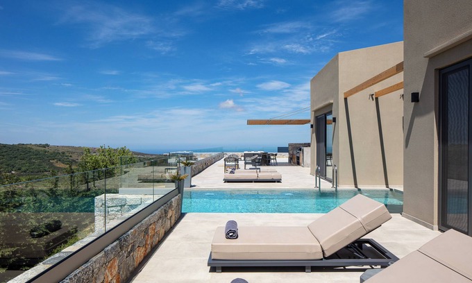 Armenoi Villa | Eforasis Villa I, with Heated Spa Whirlpool