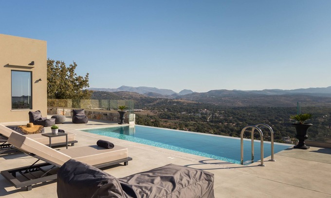 Armenoi Villa | Eforasis Villa III, with Heated Spa Whirlpool