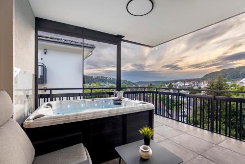 Altenbeken Apartment | Egge Resort 7f mit Whirpool u Sauna