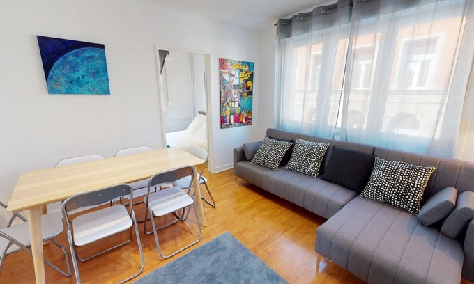 Kable Apartment | ehrmann plazza 80m2 quartier contades 3br