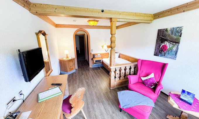 Titisee-Neustadt Apartment | Einzelzimmer, 22qm, mit Dusche/WC und Balkon
