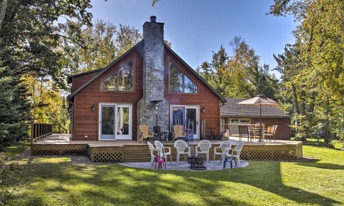 Elcho House | Elcho Escape with Private Dock on Post Lake!