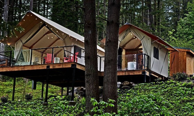 Stevenson House | Elegance in the Wild | Glamping in Washington
