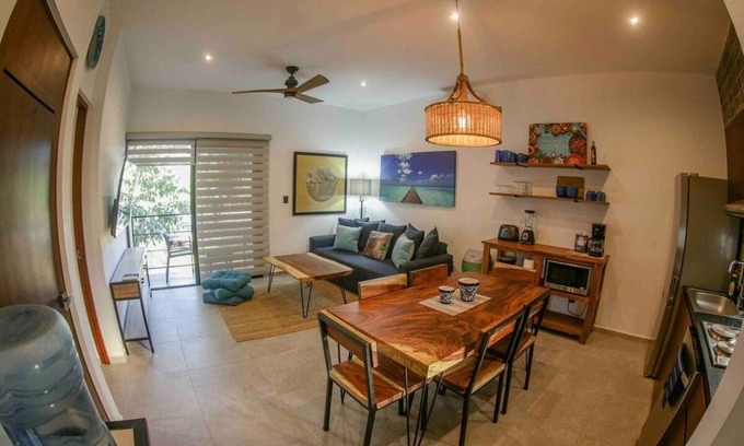 Mario Villanueva Madrid Condo | Elegant 2-Bedroom 2-Bath Retreat with Rooftop Oasis & Pool