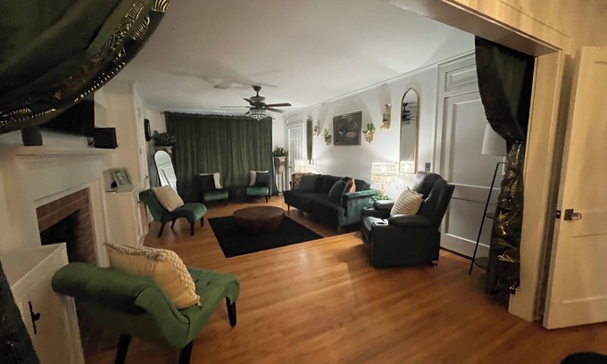 Andalusia House | Elegant 4BR 2BA Andalusia retreat with bunk beds, king suite & modern comforts.