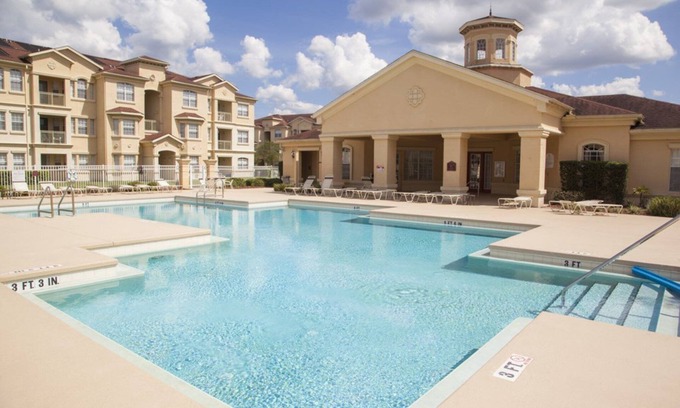 Loughman Condo | Elegant Condo w/Pool View Balcony Resort Pool & Gym. Near Disney/Shops