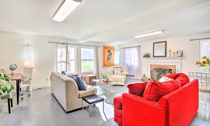 Easton House | Elegant Connecticut Home: Fireplaces, Pet Friendly
