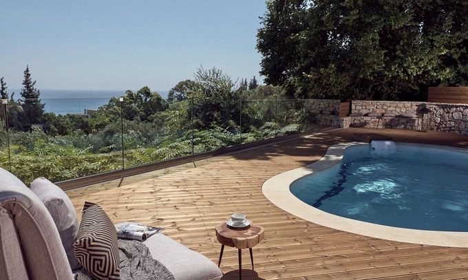 Bokhali Villa | Elegant Zante Villa | 2 Bedrooms | Villa Chris | Private Pool | Sea Views |.